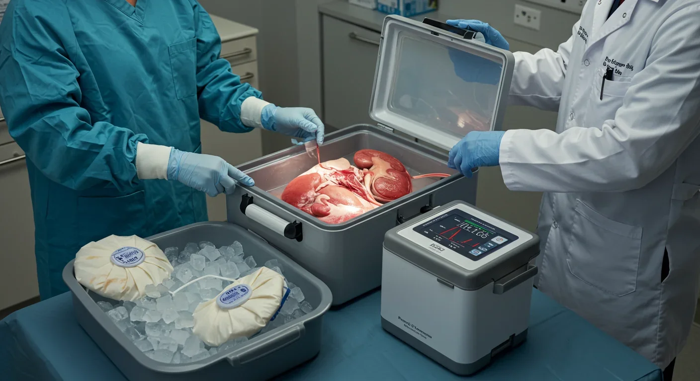 Advanced medical organ preservation system using antifreeze protein technology for extended viability