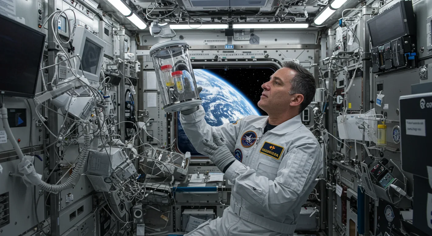 Astronaut floating in space with Earth in background symbolizing future space exploration
