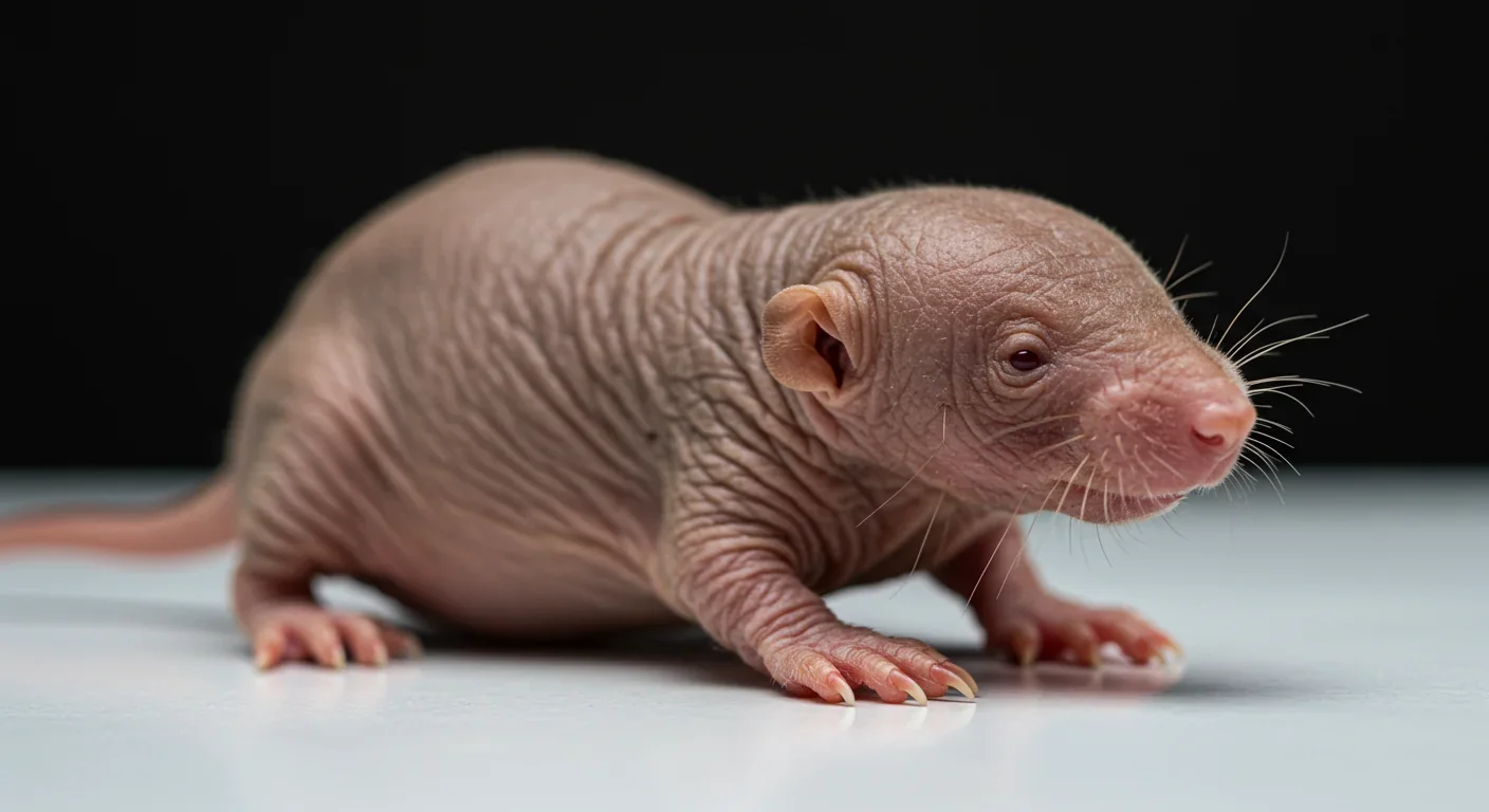 Naked mole rat in laboratory research setting for longevity and cancer studies