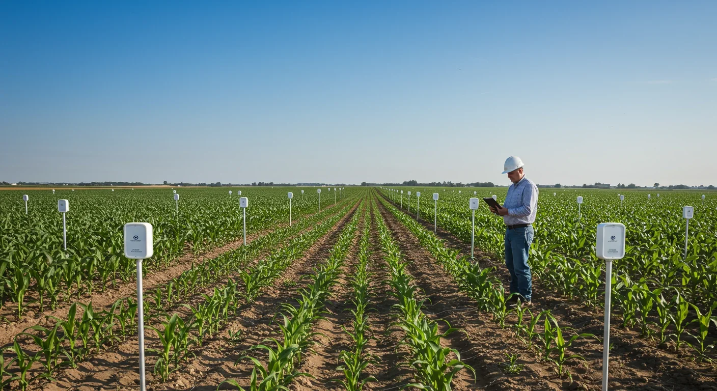 MEMS acoustic sensor attached to grapevine stem for real-time stress detection in commercial vineyard
