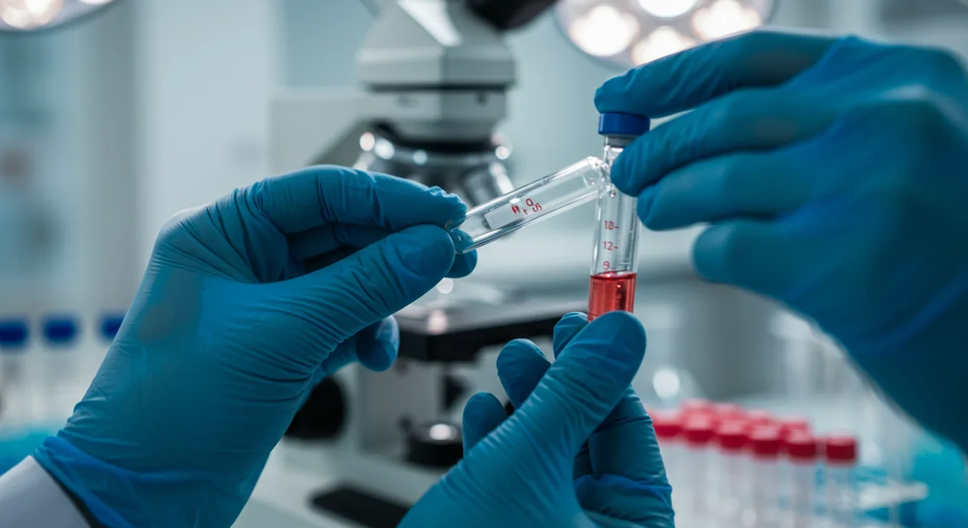 Research laboratory showing protein analysis equipment and samples